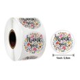 thumbnail image 4 of 500pcs/roll Floral Print Thank You Gift Bag Tags Wedding Party Favor Stickers, 4 of 5