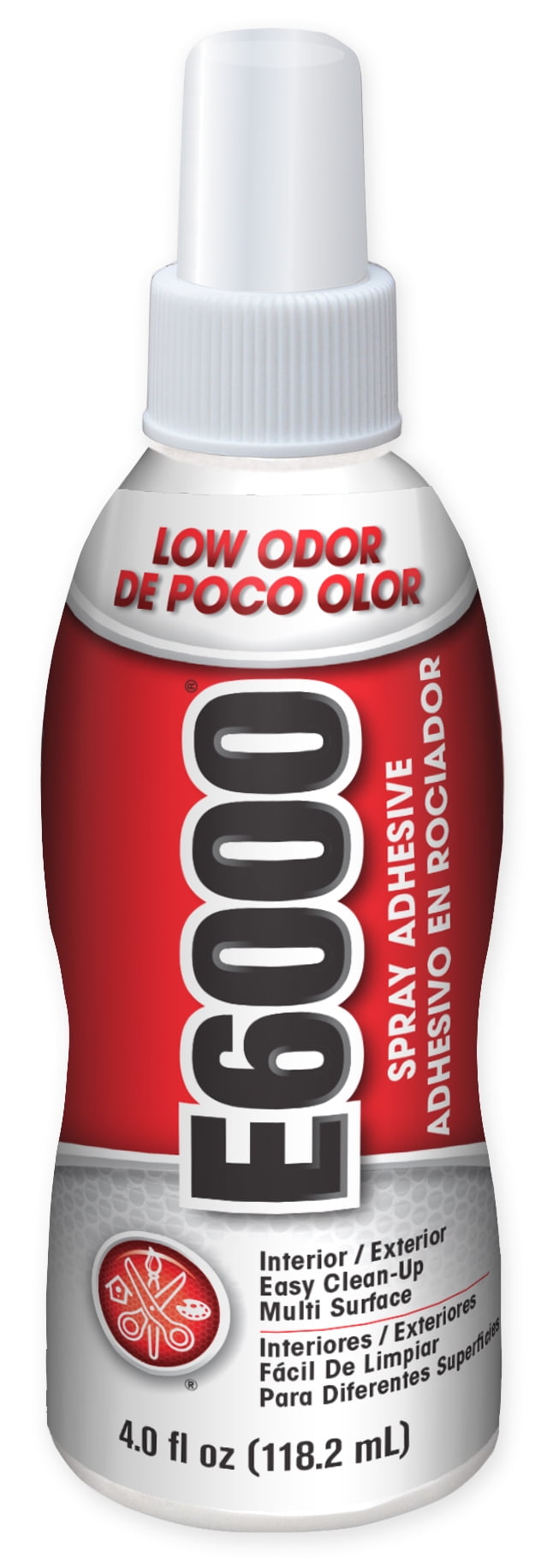 Eclectic E6000 Low Odor Spray Adhesive 4 fl oz, Clear