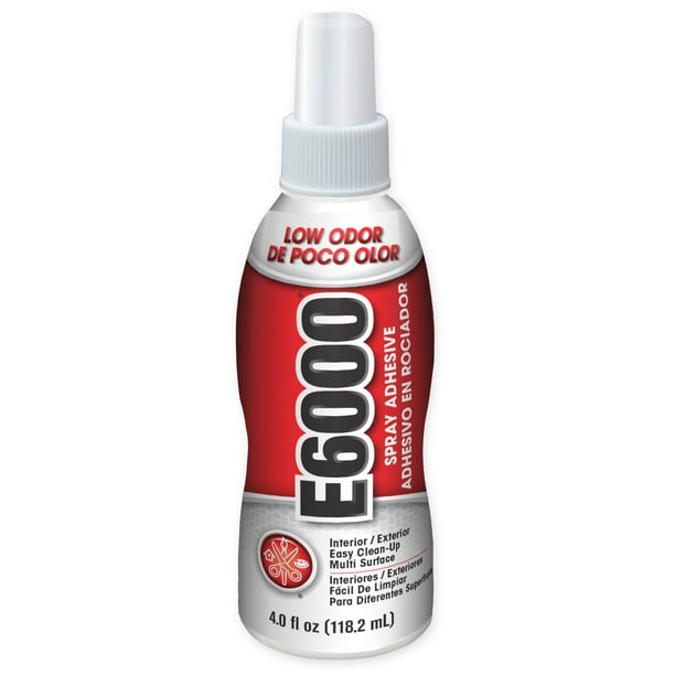 Eclectic E6000 Low Odor Spray Adhesive 4 fl oz, Clear