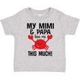 thumbnail image 3 of Inktastic Mimi and Papa Love Me Crab Boys or Girls Toddler T-Shirt, 3 of 5