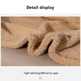 thumbnail image 4 of Meitianfacai Throw Blanket, Khaki Soft Fluffy Fleece Blankets Throws, Fuzzy Cozy Plush Flannel Checkerboard Blanket for Couch, Comfy Warm Lightweight Bed Blanket (Khaki Cream, 51x70 inch), 4 of 9