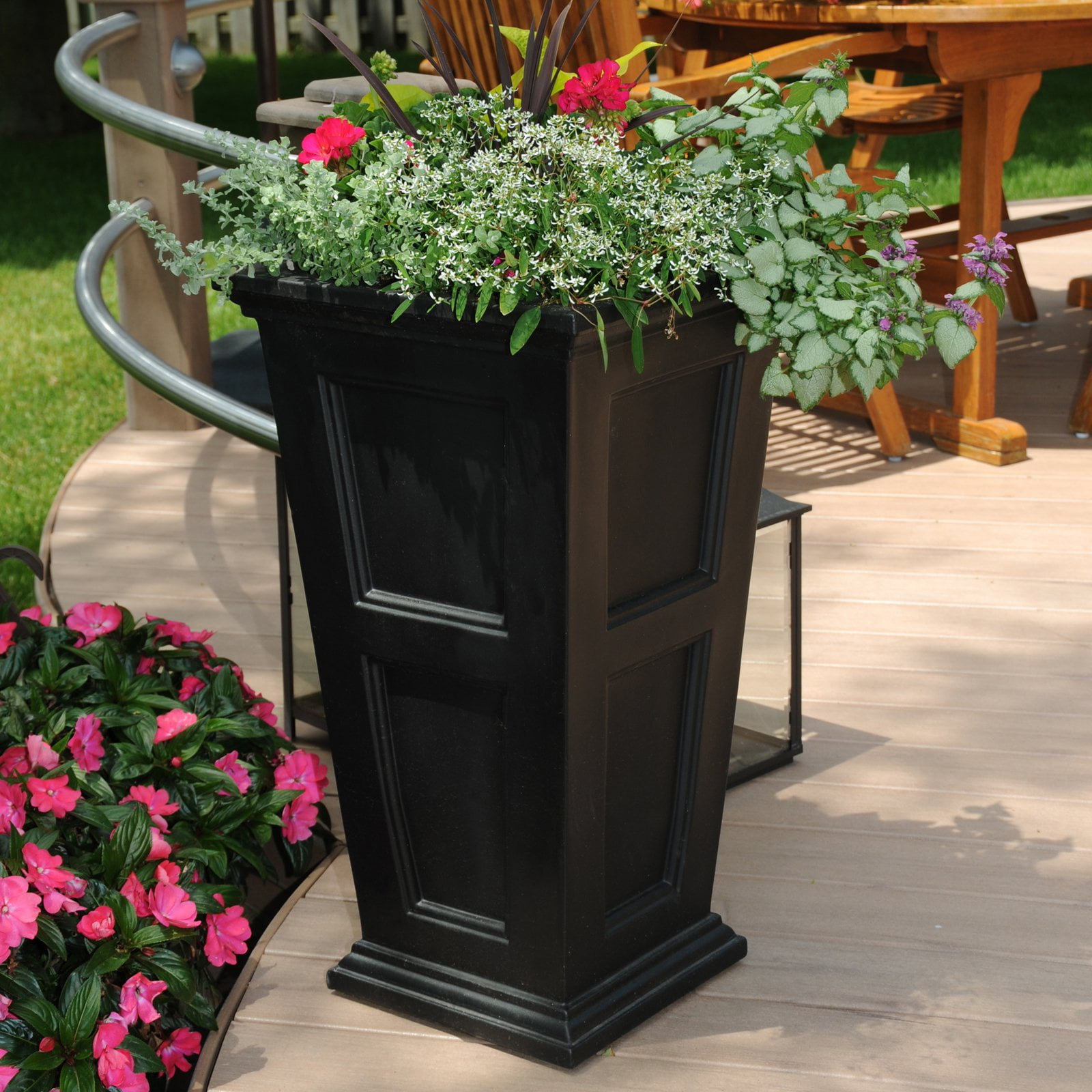 Fairfield Tall Planter White by Mayne Inc.