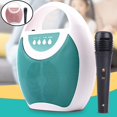 thumbnail image 2 of de micrófono de , juguetes para , niñas de 2 , reproductor de para con canciones, música, luces intermitentes, Rosado CUTICAT máquina de karaoke bluetooth, 2 of 7