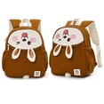 thumbnail image 2 of Cute Cartoon Animal Shaped Lightweight Water Resistant Backpack, Small Portable Travel Daypack with Side Pockets for Outdoor Daily Outing, 2 of 3