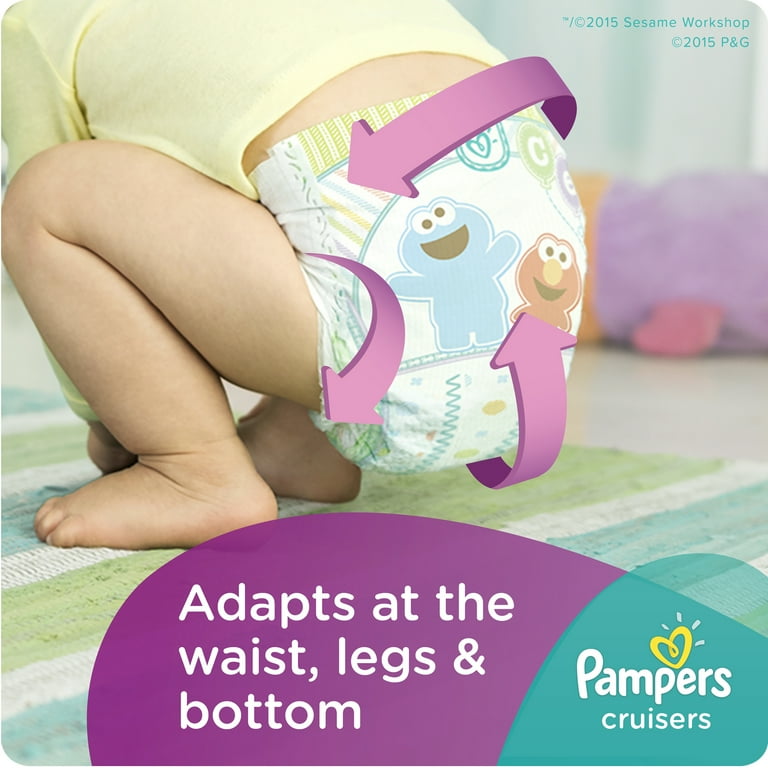 Pampers Cruisers Diapers Size 4 74 count - Walmart.com