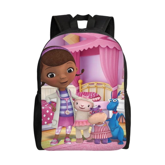 Doc Cute McS-tuffin Backpack Laptop Bags Lightweight Backpacks Bookbag Daypack Outdoor Travel