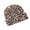 Pink, variant on UDIYO Adult Cap Leopard Dome Men Women Warm Stretchy Knitted Cap for Outdoor