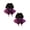 (A050 Purple 13.78" 2Pack), variant on 2Pcs Halloween Witch Dog Dress,Gothic Lolita Pet Costume With Black Velvet Top, Purple Tutu Skirt & Bow Gem, Princess Outfit For Small Dogs Cats Puppy Party Wear