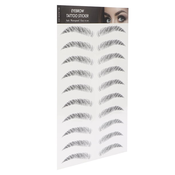 Etiqueta adhesiva de transferencia de cejas, Transferencias de cejas de larga duración Etiqueta adhesiva impermeable para cejas Etiqueta adhesiva para cejas optimizada para la excelencia