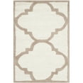 thumbnail image 2 of SAFAVIEH Cambridge Justine Geometric Wool Area Rug, Ivory/Beige, 6' x 6' Square, 2 of 10