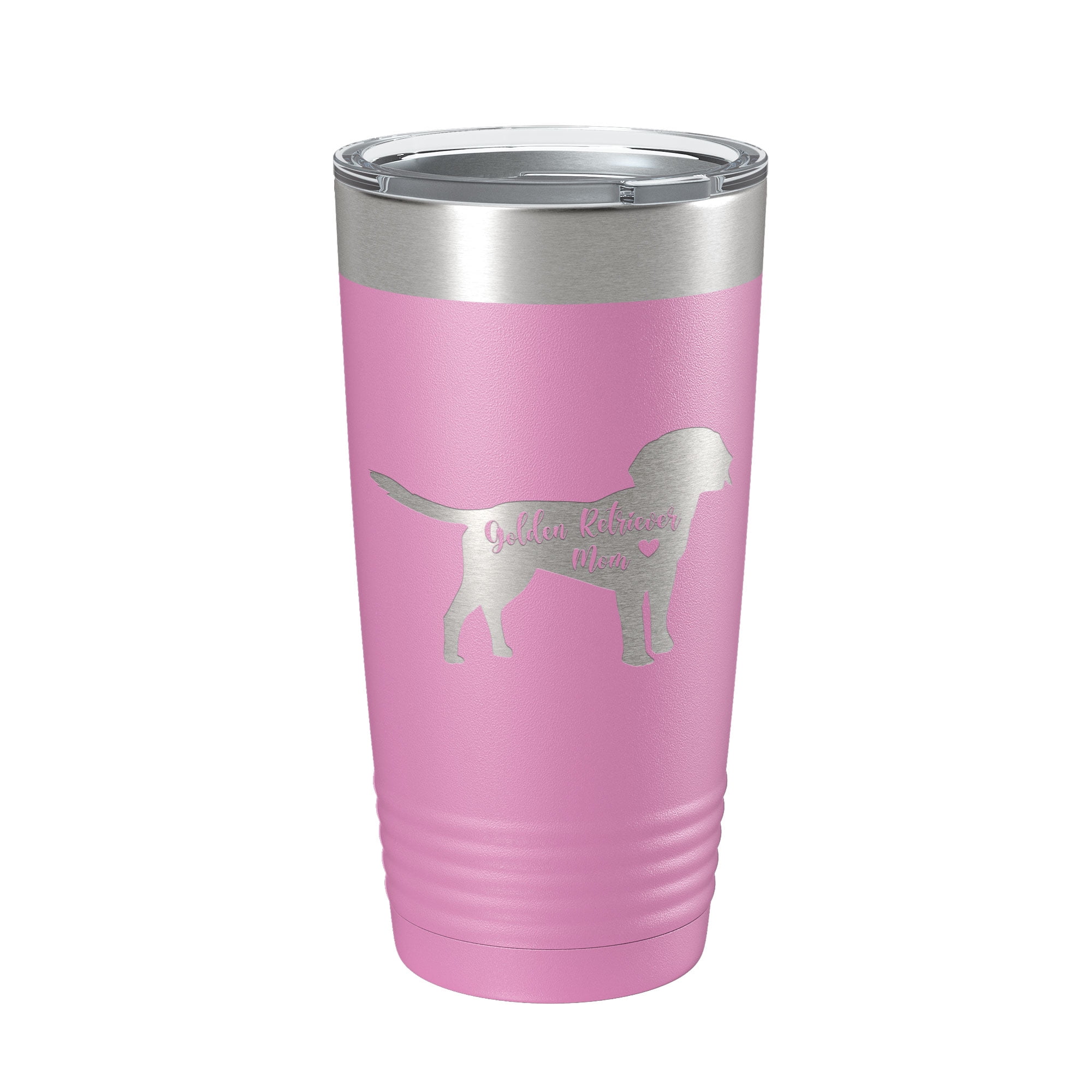 Retriever Insulated Tumbler - 17 Oz Golden Retriever Design Cup With Straw