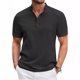 thumbnail image 1 of Vintage Summer Men's T-Shirt Streetwear 3 Buttons Open Fly Loose Clothing Print Short Sleeve T-Shirt2XL, 1 of 5