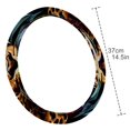 thumbnail image 4 of Leopard 14.5 Inch Printing PVC Leather Car Wheel Cover Steering Wheel Covers Auto Accessories, 4 of 6