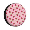 thumbnail image 1 of Fotbe Strawberries Funda de Llanta de Repuesto con Estampado, Engrosada, Ajuste Universal para Jeep, Remolque, RV, SUV, Camión-15 inch, 1 of 6