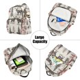 thumbnail image 5 of FORMRS Mini Backpack Purse for Women Quilted Travel Daypack Casual Shoulder Bag, Beige Deer, 5 of 7