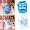 thumbnail image 3 of 2 Pieces Funny Cool Dog T-shirt for Small Medium Dog Cats Puppy Clothes Breathable S, 3 of 9