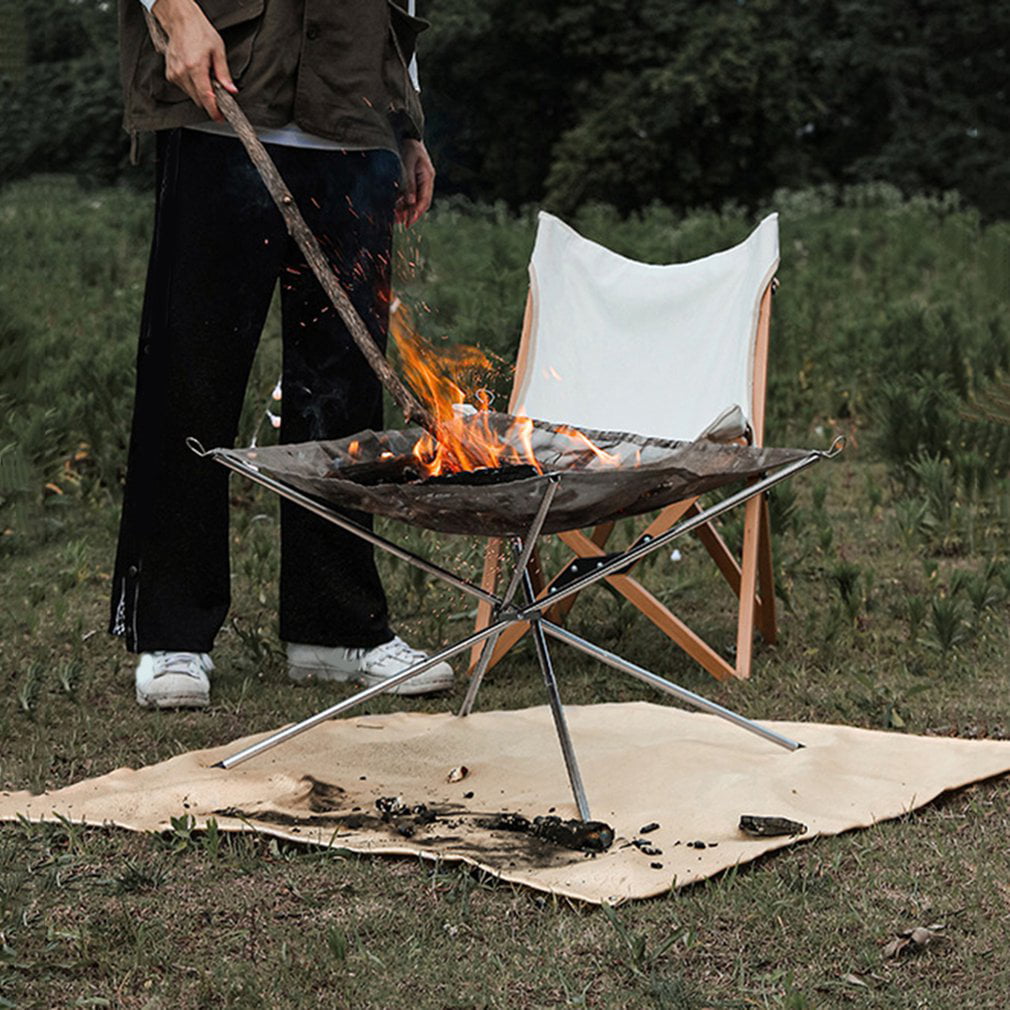 Fireproof Cloth Heat Insulation Pad Retardant Mat for Outdoor Camping BBQ Mat 
