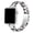 Silver Tortoise, variant on Aria Resin Stainless Steel Replacement Apple Watch Band (Fits All Models) in Pink Tortoise