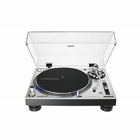 Audio-Technica AT-LP140XP-SV Direct-Drive Professional DJ Turntable,