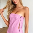 thumbnail image 5 of BOOMNY Womens Two Piece Shorts Set Solid Off Shoulder Tops Shorts Outfits Summer Casual Matching Sets, 5 of 6