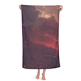 thumbnail image 1 of Fancy Nebula Dark Universe Hand Towel Bath Facecloth Soft Cotton Washcloth, 1 of 4