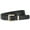Black, variant on Women's Faux Leather Belt Skinny Winter Spring Square Belt For Dress Adjustable Belts Metal Fashion Black X-Small-Large