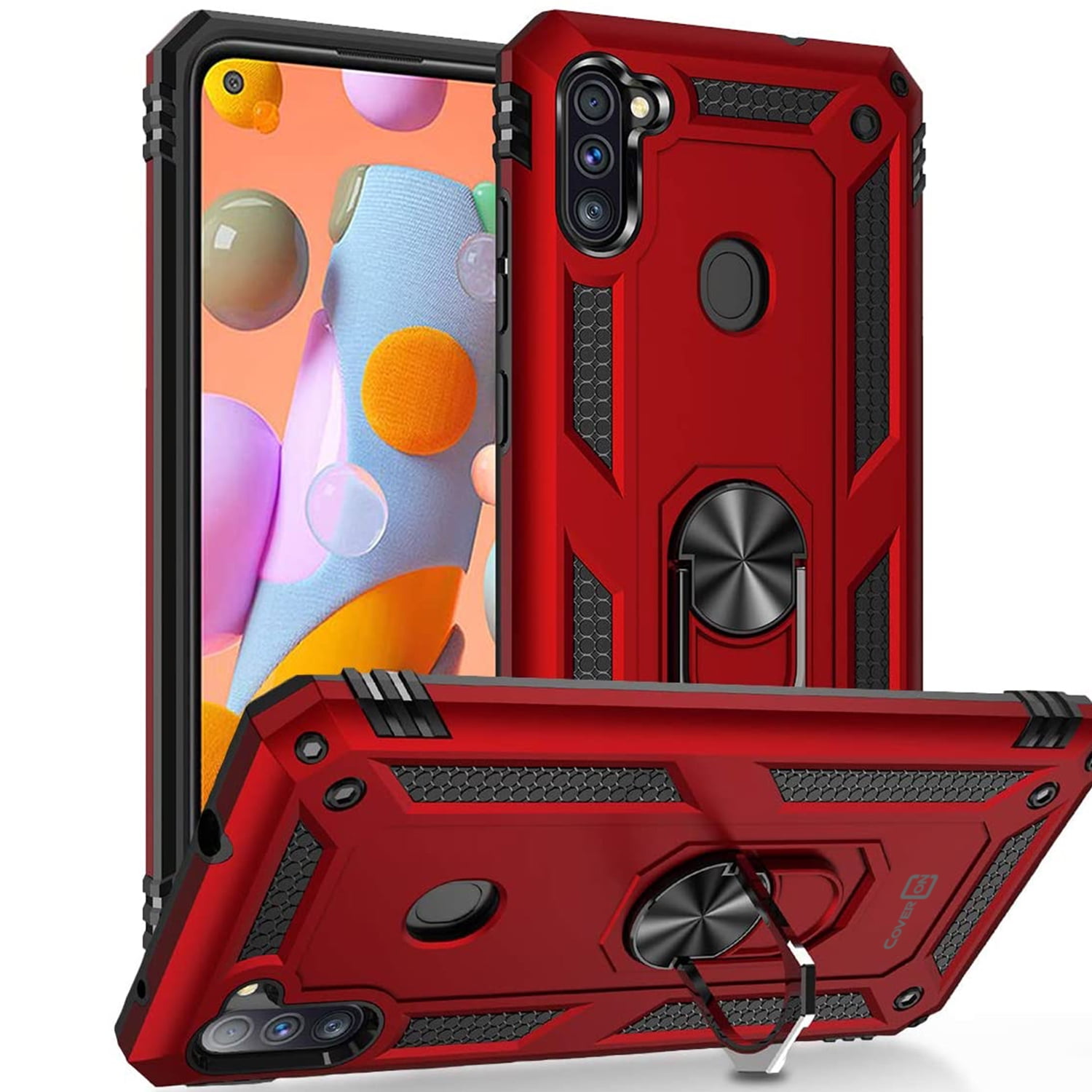 CoverON Samsung Galaxy A11 Case with Car Mount Compatible Ring