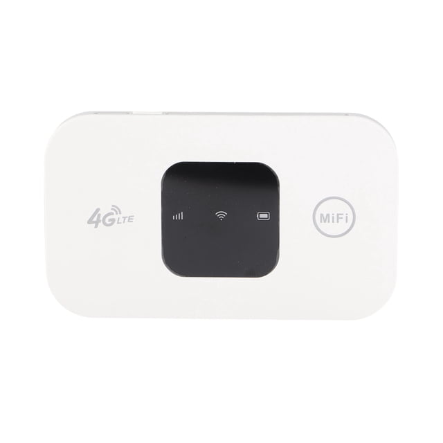 Punto De Acceso WiFi Portátil, Navegación Rápida, Batería Blanca De 2100 MAh, Punto De Acceso WiFi Móvil 4G LTE ABS Hasta 10 Usuarios Para Viajes De Negocios En África
