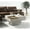 Gray, variant on Dazzling White Marble Coffee Table With Walnut Finish Alluring Adorned Touch