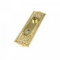 thumbnail image 6 of Renovators Supply Door Back Plate Antique Cast Brass 7 3/4" Escutcheon Cover Ornate Doorplate, 6 of 7
