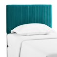thumbnail image 5 of Modway Keira Velvet Upholstered Twin Headboard in Teal, 5 of 7