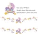 thumbnail image 2 of Guirnalda De Fiesta De Cumpleaños De Dibujos Animados Banderines Unicornio Princesa Castillo Guirnalda Banner Decoraciones De Cumpleaños Niños Guirnalda Bandera De Papel 3 Uds. Advancent HA036902-00, 2 of 6