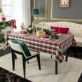 thumbnail image 5 of Plaid Table Cloth for Christmas 60x102 inch - Waterproof Holiday Decor Rectangle Tablecloth - Thanksgiving Fall Table Covers for Family Dinner Perfect for Parties, Picnic Dinner and Banpuet, 5 of 8