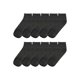 thumbnail image 1 of INSPIRE CHIC Calcetines de tobillo bajos de 10 pares para mujer, con pu?os elásticos y transpirables, peque?os, negros, 1 of 6
