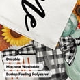 thumbnail image 4 of Sm:)e Bow Pumpkin Sunflower Floral Outdoor Flag, 12 x 18 Inch, Burlap, Double-Sided, Fall Garden, 4 of 7
