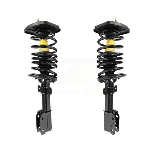 Transit Auto Rear Complete Shocks Strut and Coil Spring Mount Assemblies Kit for Car Chevrolet Impala Buick LaCrosse Pontiac Grand Prix Allure Excludes 17" 18" Wheels Police Taxi - K78A-100280