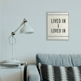 thumbnail image 2 of Stupell Industries Lived In Loved In Phrase Blue Bistro Stripe Gray Framed by Daphne Polselli, 2 of 5