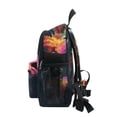 thumbnail image 4 of FORMRS Kids School Backpack with Front Zippered Pocket 12" Student Travel Daypack, Black Astronaut, 4 of 6
