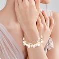 thumbnail image 3 of WIFKLSIIPG Ensemble de Bijoux Collier et Bracelet à Perles Superposées Design Unique pour Femmes, 3 of 6
