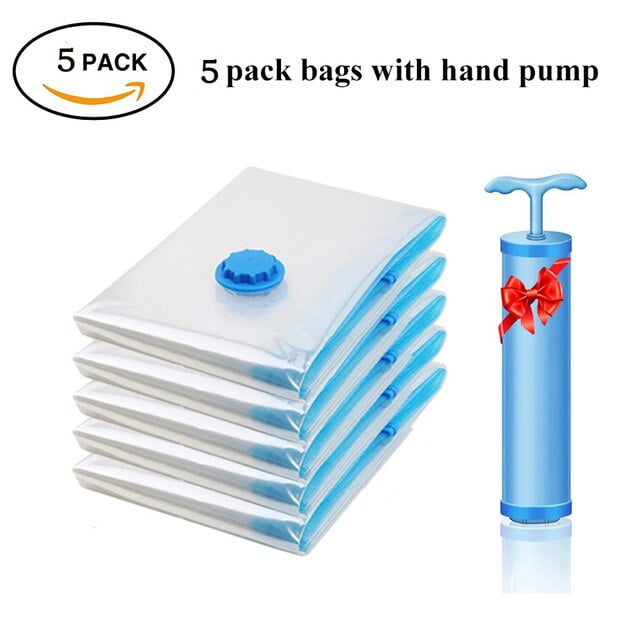 Vacuum Storage Bags Jumbo Space Saver Reusable Ziplock Vacuum Sealer