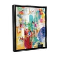thumbnail image 4 of Stupell Industries Expressive Collage Abstraction Abstract Painting Black Floater Framed Canvas Art Print Wall Art, 17 x 21, 4 of 10