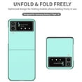 thumbnail image 2 of Feishell Ultra Thin Phone Case for Samsung Galaxy Z Flip4 2022,Shockproof Slim Fit Hard PC Hollow Button Comfortable Hand Grip Anti-Scratch Lightweight Durable Phone Case for Women Men,Skyblue, 2 of 7