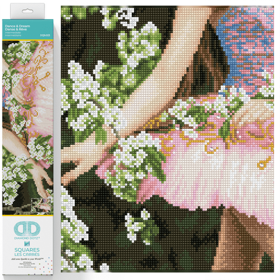 Diamond Dotz Dance & Dream Diamond Painting Kits for Adults - Diamond Art Kits a Relaxing Creative Craft Kit with Dotz Gems 16.9x12.2