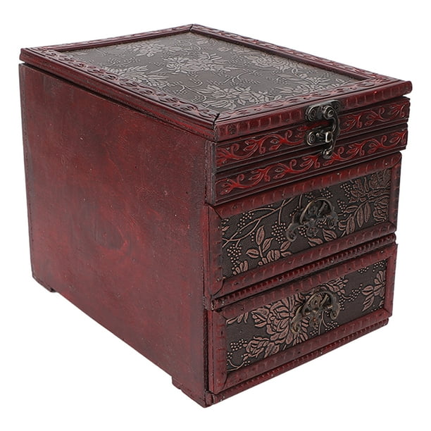 Ldyso Dressing Box Hair Accessories Antique Jewelry Box Chinese
