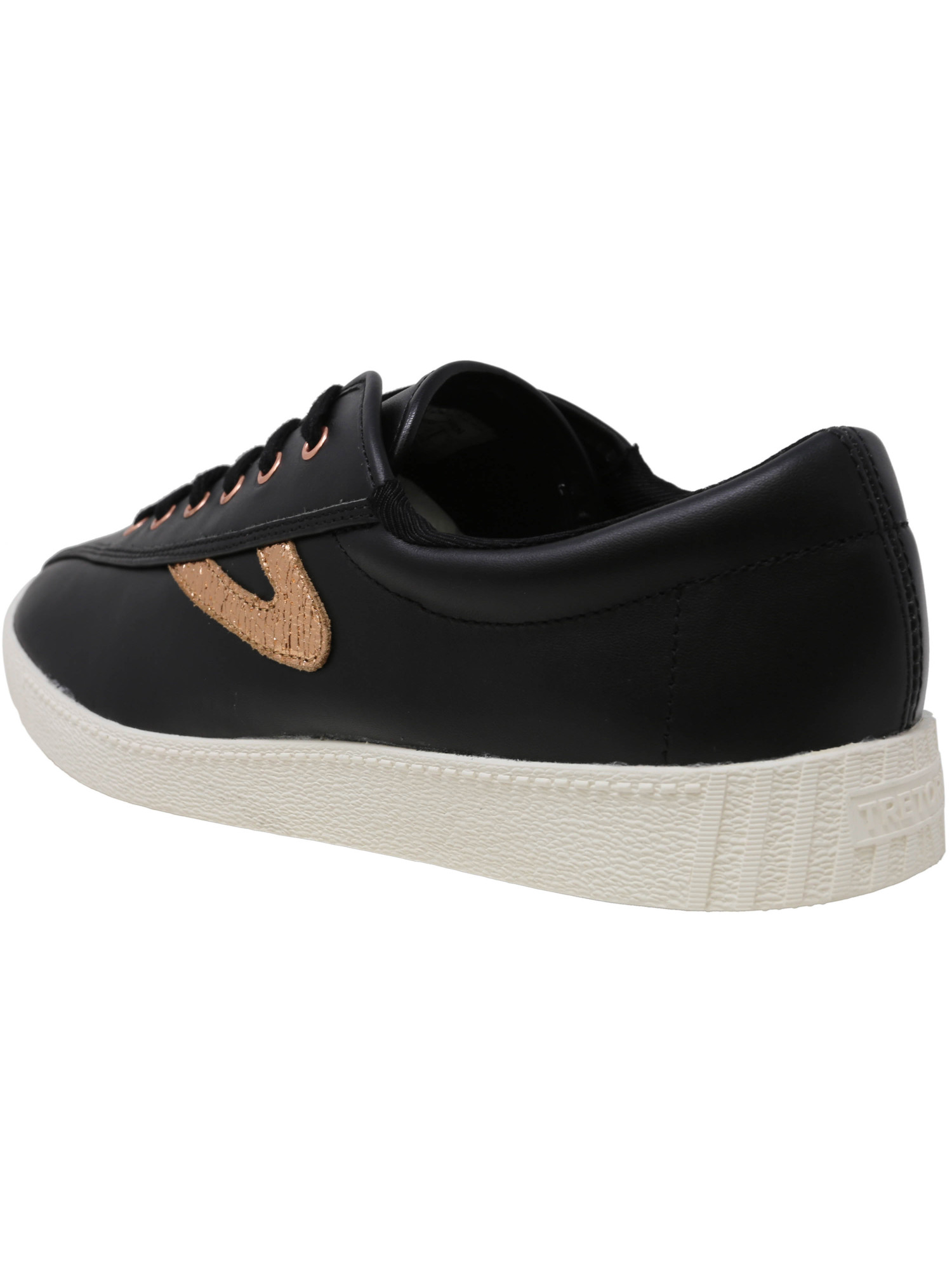 Rose Gold Ankle-High Fashion Sneaker 