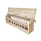 thumbnail image 2 of Comedero para palomas, dispensador de alimento para aves de corral, suministros para palomas, menos desperdicio de madera para aves. 40x11x7cm, 2 of 9