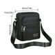 thumbnail image 4 of Bolso Hombre Vertical Bolso Bandolera Multibolsillos Bolso Hombro Impermeable (4 Negro) (4 Negro), 4 of 7