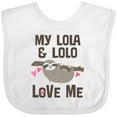 thumbnail image 3 of Inktastic Lola and Lolo Love Me Cute Boys or Girls Baby Bib, 3 of 4