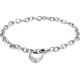 thumbnail image 3 of Jewelry Women's Heart Charm Bracelets Stainless Steel Link Bracelet Birthday Gifts for Women Jewelry, 3 of 4