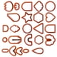 thumbnail image 1 of Juego de 24 cortadores de galletas de arcilla polimérica con formas variadas para hacer pendientes y joyas. Tamaño del paquete 153 cm x 105 cm x 4 cm, 1 of 2